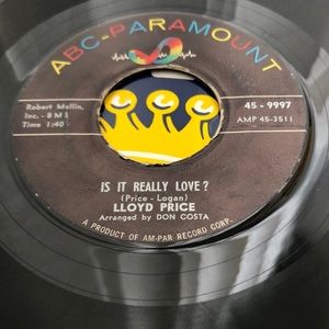 Lloyd Price Where Were You On Our Wedding Day Vinyl 45 Record '59